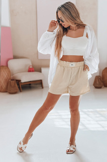 Ženske kratke hlače OWN STYLE beige Dstreet SY0453