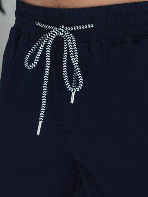 Moške kratke hlače iz džinsa mornarsko modre barve Dstreet SX2546