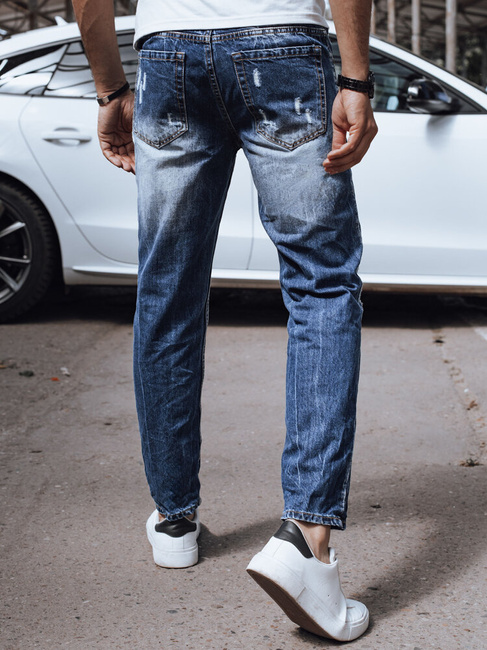 Spodnie męskie jeansowe niebieskie Dstreet UX4349