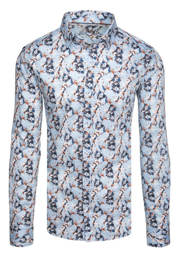 Moška modra srajca Dstreet DX2635