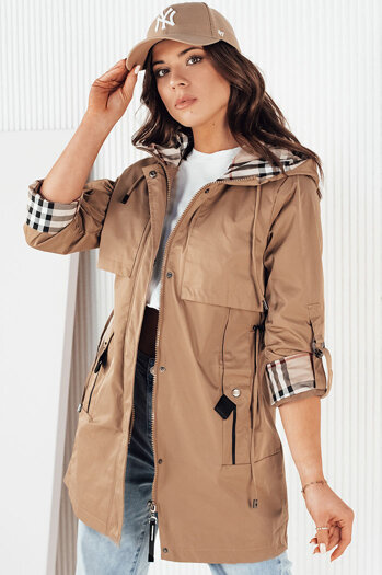 Ženska jakna VERDU beige Dstreet TY4225