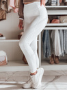 Ženske športne gamaše FITTATO white Dstreet UY2604_1