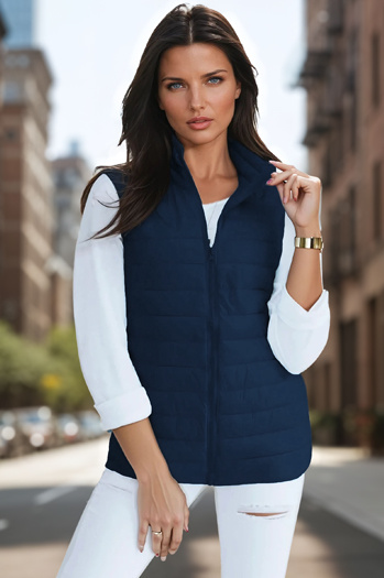 Ženski telovnik ROSILA mornarsko modre barve Dstreet TY2583