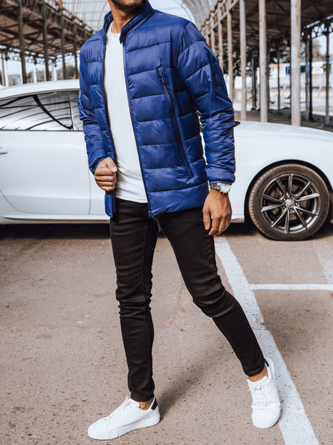 Moška prešita jakna Barva Mornarica DSTREET TX4446