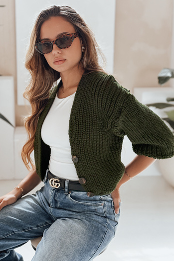 Ženska jopica NUTI Barva Zelena  DSTREET MY1672