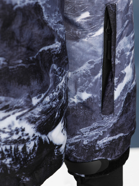 Moška zimska smučarska jakna mornarsko modra Dstreet TX5125