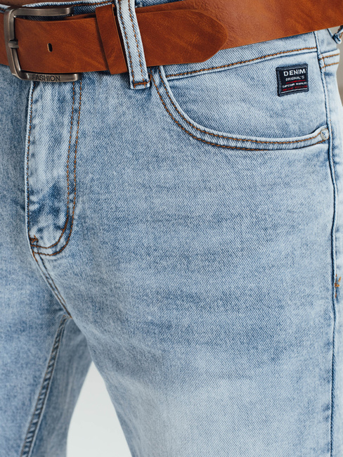 Moške kratke hlače iz džinsa modre barve Dstreet SX2548