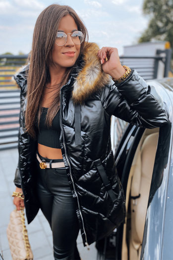 Ženske zimske jakne plašč ROYAL black Dstreet TY2948