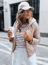Ženska prešita jakna LILYWOOL Barva kamela DSTREET TY3715