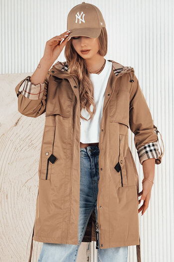 Ženska jakna parka CIVIT beige Dstreet TY4213