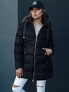 Ženska zimska jakna s kapuco GABRIELLE black Dstreet TY4366