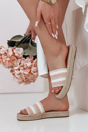 Ženske japonke PLAZENTA roza Dstreet ZY0877