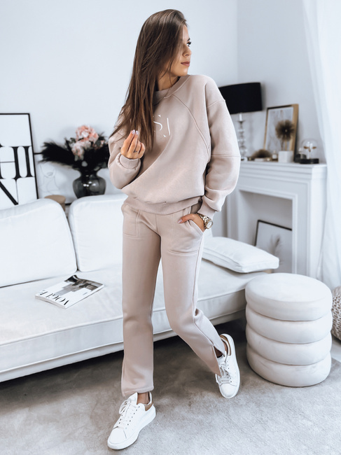 Ženski komplet trenirke FILAR Barva Bež DSTREET AY0752