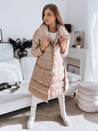 Ženska zimska jakna LONDON PREMIUM camel Dstreet TY3346
