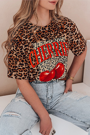 Ženska majica oversize v črtasti bež barvi ZESTSTYLE Dstreet RY2841