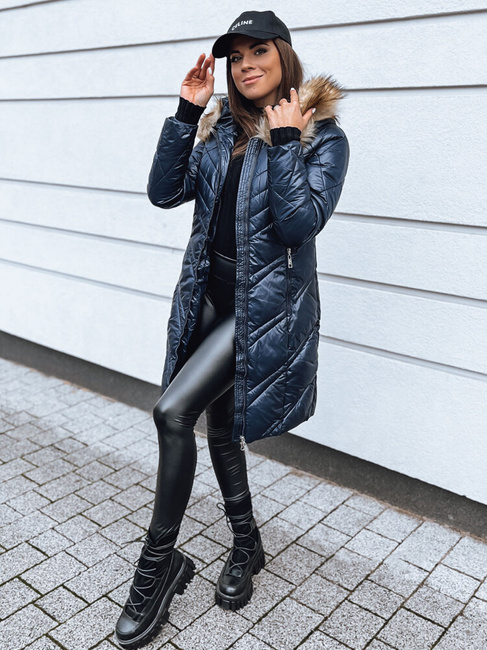 Ženska zimska jakna VEIL Barva Mornarica DSTREET TY4012