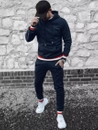 Moške komplet trenirke Barva Mornarica DSTREET AX0664