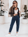 Ženske kavbojke mom fit blue Dstreet UY2752