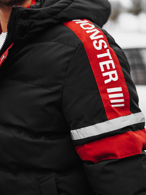 Moška prešita zimska jakna črna Dstreet TX4568