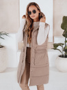 Ženski brezrokavnik LADISA camel Dstreet TY3289