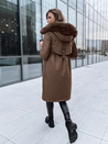 Ženska zimska jakna parka LUSTER coffee Dstreet TY3956