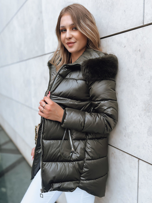 Ženska zimska jakna AMBERGLOW Barva Zelena DSTREET TY3719