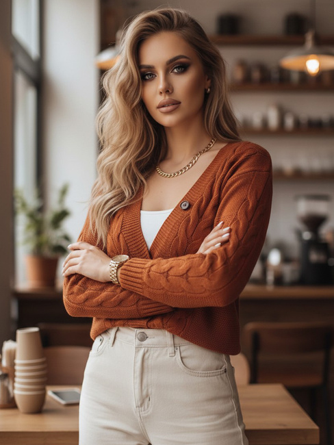 Ženska jopica NISTEL Barva kamela  DSTREET MY1684