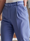 Elegantne ženske plisirane hlače s pasom PLISSO blue Dstreet UY2517