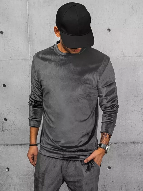 Moška gladek jopa Barva siva DSTREET BX5533