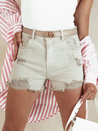 Ženske kratke hlače POPGLAM beige Dstreet SY0399