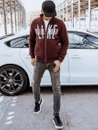 Moška jopa z zadrgo Barva Klaret DSTREET BX5410