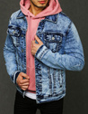 Moška jeans jakna Barva Modra DSTREET TX3224