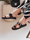 Ženske japonke z zaponkami KISSWALK black Dstreet ZY0886