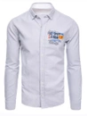 Moška srajca z dolgimi rokavi Barva Svetlosiva  DSTREET DX2278