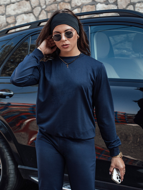 MILIAN ženski komplet trenirke mornarsko modra Dstreet AY1101