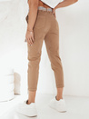 Ženske hlače casual MAFRA Barva kamela DSTREET UY1951