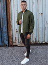 Kurtka męska pikowana bomber jacket zielona TX4848