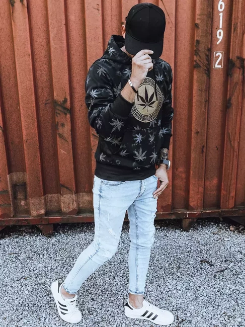 Moška jopa s potiskom Barva Črna DSTREET BX5324