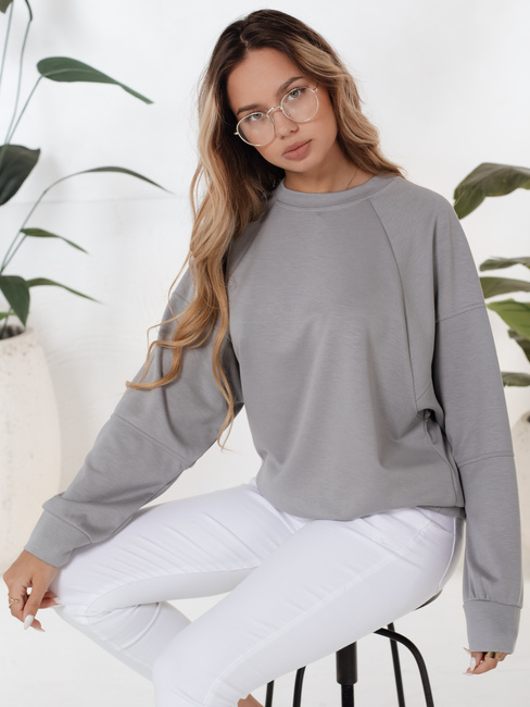 Ženska majica UZORI siva Dstreet BY1295