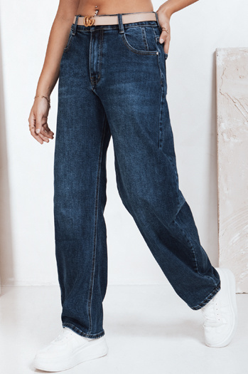 Modre ženske hlače Dstreet UY2784