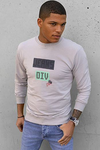 Moška jopa s potiskom Barva Bež DSTREET BX5375