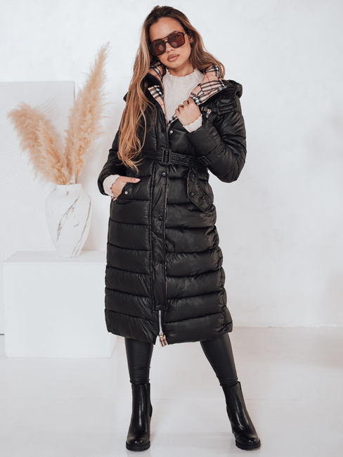 Ženski zimski plašč SPRUCE Barva Črna DSTREET TY4001
