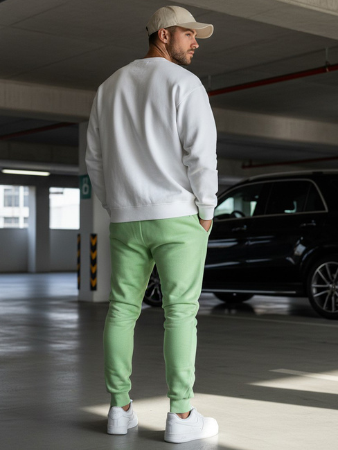 Moške spodnji deli trenirke Barva Svetlo zelena DSTREET UX3451