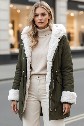 Ženska zimska jakna STARBURST zelena Dstreet TY4763