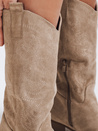 Ženski kavbojski škornji beige Dstreet ZY1091