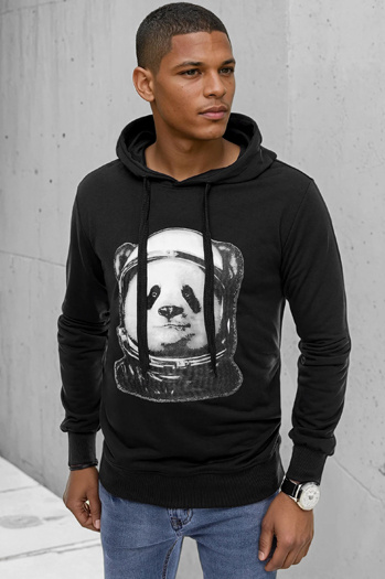 Moška črna majica Dstreet BX5130