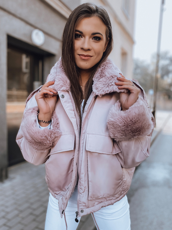 Ženska jakna oversize OLIVIERA Barva Roza DSTREET TY2072z