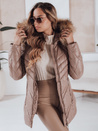 Ženska zimska jakna SOLARIS Barva Cappuccino DSTREET TY4010