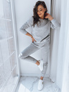 Ženska jopa brez kapuce FASHION II Barva siva DSTREET BY0152z