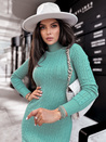 Obleka iz pletenine DREAMY Barva Zelena DSTREET MY2014